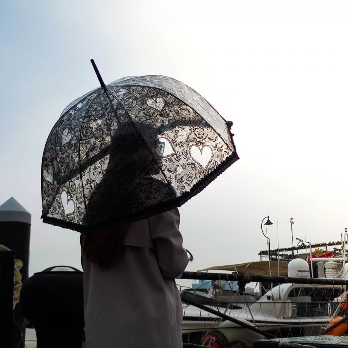 bubble umbrella hat